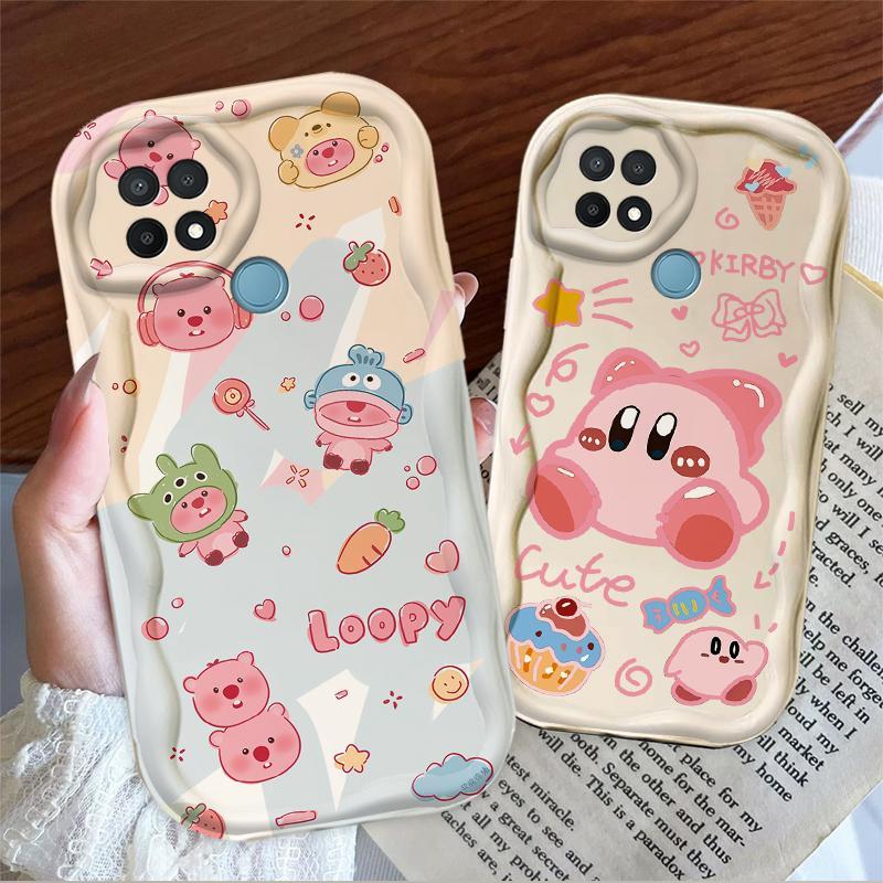 Thích hợp cho OPPO A15 A15S A35 3D Girls Soft TPU Loopy Kirby Vỏ điện thoại chống sốc