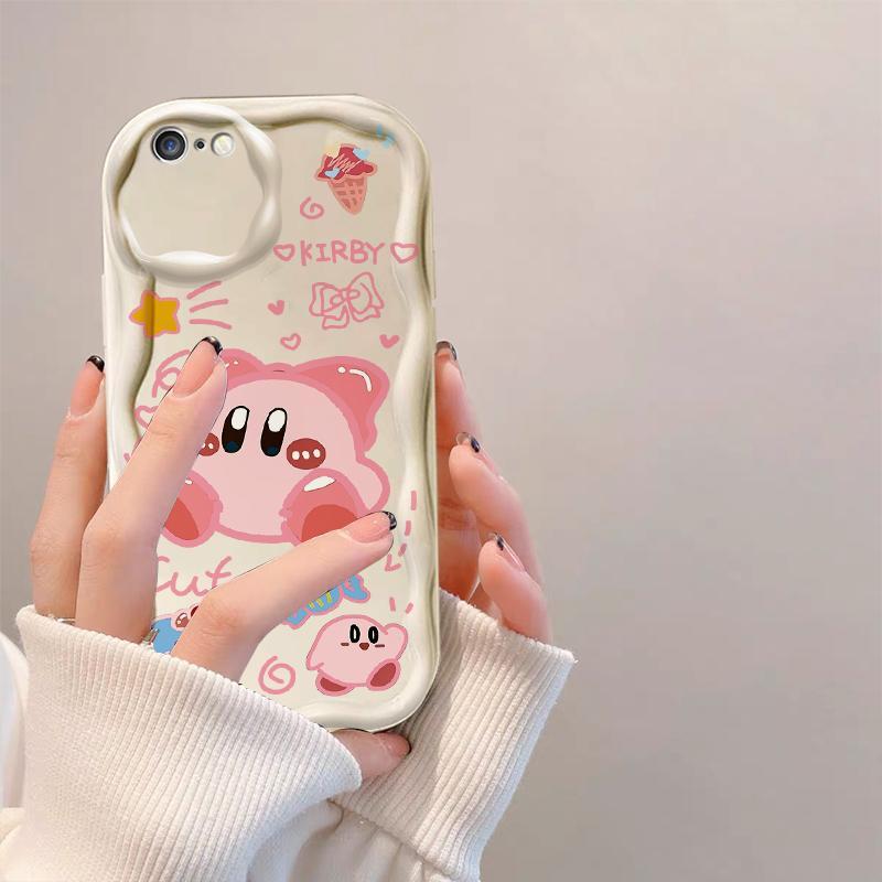 Thích hợp cho iPhone 6 6S 6 Plus 6S Plus 7 8 Plus SE 2020 3D TPU mềm Loopy Kirby Vỏ điện thoại chống sốc