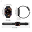 Đồng hồ thông minh tương thích Bluetooth với màn hình 2.01 inch Trải nghiệm thị giác trong suốt và sống động Thích hợp để chạy bộ đường dài