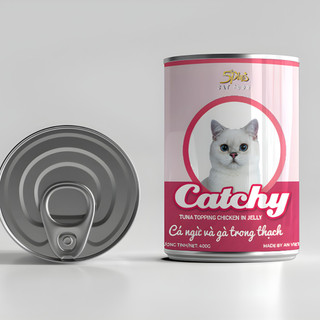 [Combo Tiết Kiệm] Pate Catchy 400gr - Dinh Dưỡng Toàn Diện Cho Mèo Mọi Lứa Tuổi đủ 13 vị