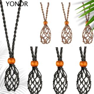 Giá đỡ vòng cổ pha lê YONDR, Dây vòng cổ tự làm dệt tay, Dây sáp đa năng bện dài có thể điều chỉnh bện dây vòng cổ Phụ kiện pha lê