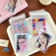 Túi tự dán Angel Rabbit Polaroid cỡ nhỏ, túi đóng gói tự dán.
