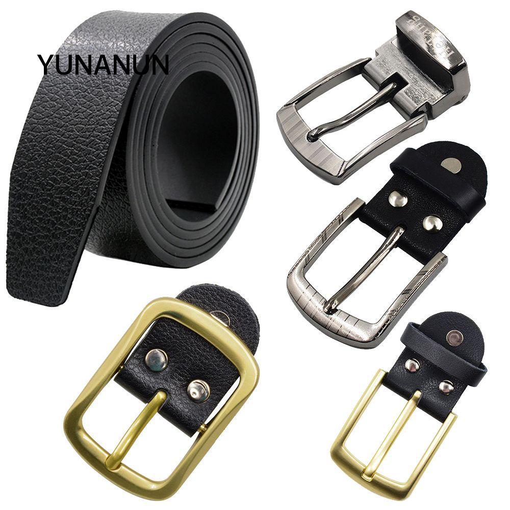 Yunaun Hợp Kim Kẽm Khóa Nhà 2.5 / 3.5 / 4 cm Đầu Thắt Lưng Phụ Kiện Thời Trang Da Thật