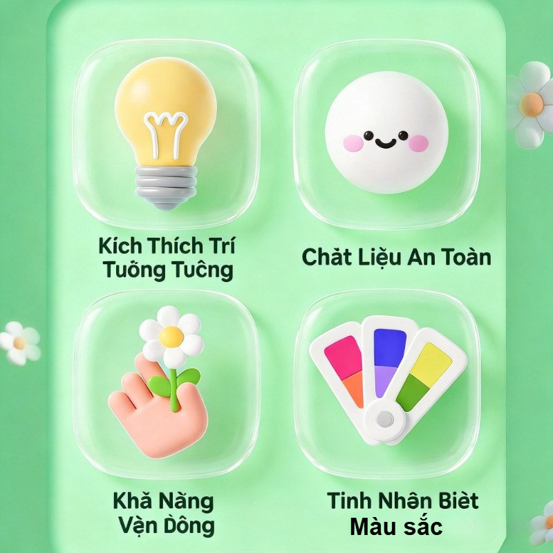 Bộ Xếp Hình Khu Vườn,Xếp Hình DIY-49/98/148pcs,Chất Liệu Nhựa Thân Thiện Với Môi Trường,Đồ Chơi Giáo Dục Trẻ Em
