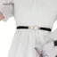 AqToCna 1 Nữ Đa Năng Dây Thắt Lưng Ngọc Trai Sáng Tạo Bule Thắt Lưng Da PU Váy Eo Co Giãn Mỏng Nữ Thắt Lưng DIY Trang Trí AqToCna