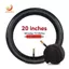 Ống bên trong xe đạp rộng 20X2.125 / 2.4 với ống dự phòng cao su van 48mm cho phụ kiện lốp xe đạp bãi biển tuyết