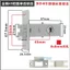 Thép không gỉ Nhà Vệ Sinh Khóa Lưỡi Xi Lanh Khóa Lưỡi Đơn Xi Lanh Khóa Cửa Trong Nhà Thân Cửa Gỗ Nhà Vệ Sinh Phòng Tắm Phòng Ngủ Đa Năng EG6V