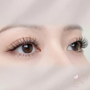 Lông mi giả uốn cong cho bé 0,05mm Sợi tự nhiên Cụm mi đơn cho mắt châu Á