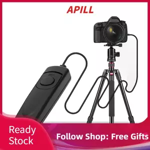 apill Màn Trập Phát Hành Điều Khiển Từ Xa SLR Chụp Ảnh Phụ Kiện Hỗ Trợ Tập Trung Bóng Đèn cho Z7 Z6 D7500 D7200 D7100 D90 Camera