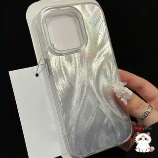 Ốp Lưng iPhone Silicon Mềm Ánh Bạc Óng Ánh, Chống Sốc, Bảo Vệ Camera - iP 7/8/X/XS/11/12/13/14/15/16/17/Plus/Pro/Max