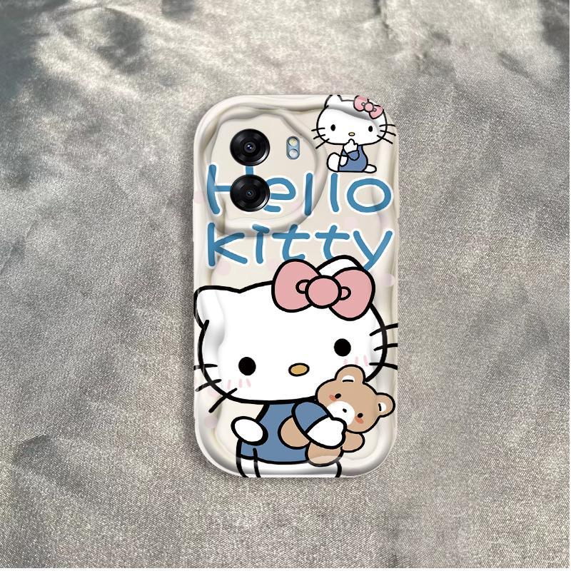 Thích hợp cho OPPO A5X A6 Pro A6X 4G 5G 3D Thẩm Mỹ Mềm TPU Kitty Rilakkuma Vỏ Điện Thoại Chống Sốc