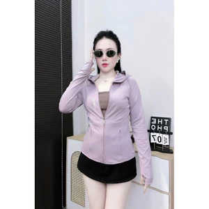 ÁO KHOÁC THUN LẠNH GYM CÓ NÓN SPORT CHỐNG NẮNG, TAY XỎ NGÓN PHÙ HỢP ĐI TẬP GYM, THỂ DỤC HIYU 66 STORE