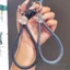 Điện Thoại Di Động Dây Buộc Nữ Nâng Cấp Cổ Tay Xoay Móc Kim Loại Khóa Tròn Kẹp Đệm Mạnh Bền Đẹp Ngắn Ngoài Trời