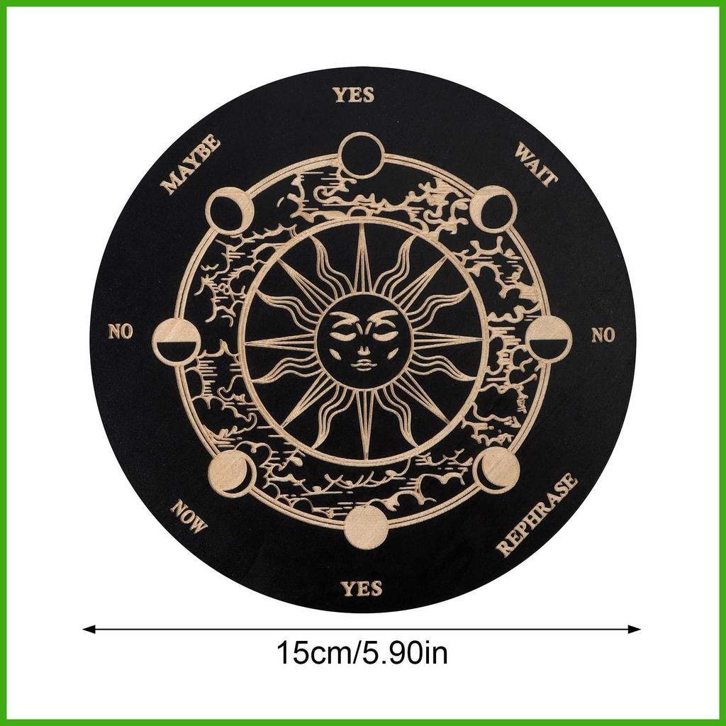 Bảng Bói Toán Dowsing Bảng Siêu Hình Có Chữ Cái Tin Nhắn Bằng Gỗ Planchette Ouija Board Game Fortune wipqsvn