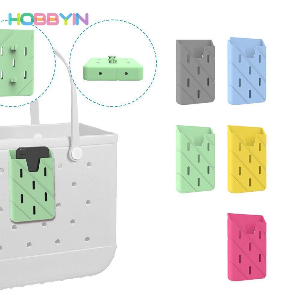 HOBBYIN Bảo Quản Điện Thoại, Đầu Nối Túi Silicon Đi Biển Giá Đỡ Điện Thoại, Cắm Trại Di Động Đi Bộ Đường Dài Túi Tote Giá Đỡ Điện Thoại Túi Xách