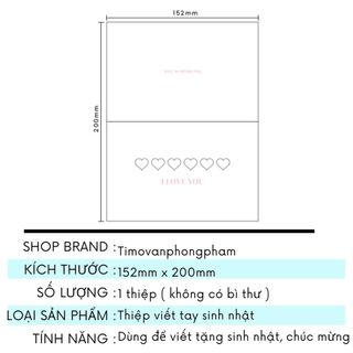 Thiệp Chúc Mừng May Mắn Good Luck Mini Cỏ 4 Lá Tối Giản Dễ Thương Tặng Bạn Bè Người Yêu Timo GQ74