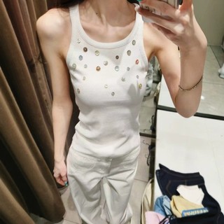 Áo không tay cổ tròn ZA Slim-fit 5644042