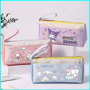 HK1 Sanrio Kuromi Hộp Đựng Bút Chì Học Sinh Túi Bảo Quản Dung Tích Lớn Hoạt Hình My Melody Văn Phòng Phẩm Túi KH1