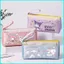 HK1 Sanrio Kuromi Hộp Đựng Bút Chì Học Sinh Túi Bảo Quản Dung Tích Lớn Hoạt Hình My Melody Văn Phòng Phẩm Túi KH1