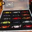 HOT WHEELS {TB & Bag} Hộp trưng bày mô hình ô tô 1 / 64 có tấm bông bảo vệ, Hộp lưu trữ 15 vị trí cho bánh xe nóng, Hộp bảo vệ vận chuyển.