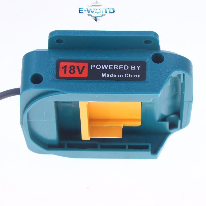 E-WOITD 1 Cái Cho 18V BL1860 BL1820 BL1890 Pin Li-ion 1M Dây Điện Pin Adapter Cho Starlink Mini Dish DC Cáp Điện E-WOITD