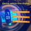Xe Máy Điện Trên Xe Hiển Thị Thời Gian Cho Xe Máy Xe Máy Điện Chống Thấm Nước Dạ Quang Kỹ Thuật Số LED Di Động Đồng Hồ