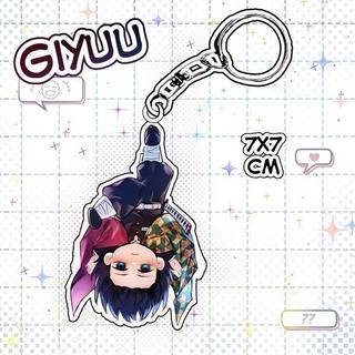 Demon slayer keychain | kimetsu no yaiba gantungan kunci anime - Giyuu