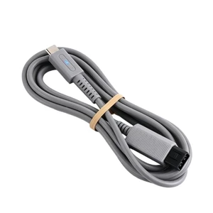 Dây sạc tốc độ cáp cấp nguồn PVC loại C màu xám Yoo 1 8M