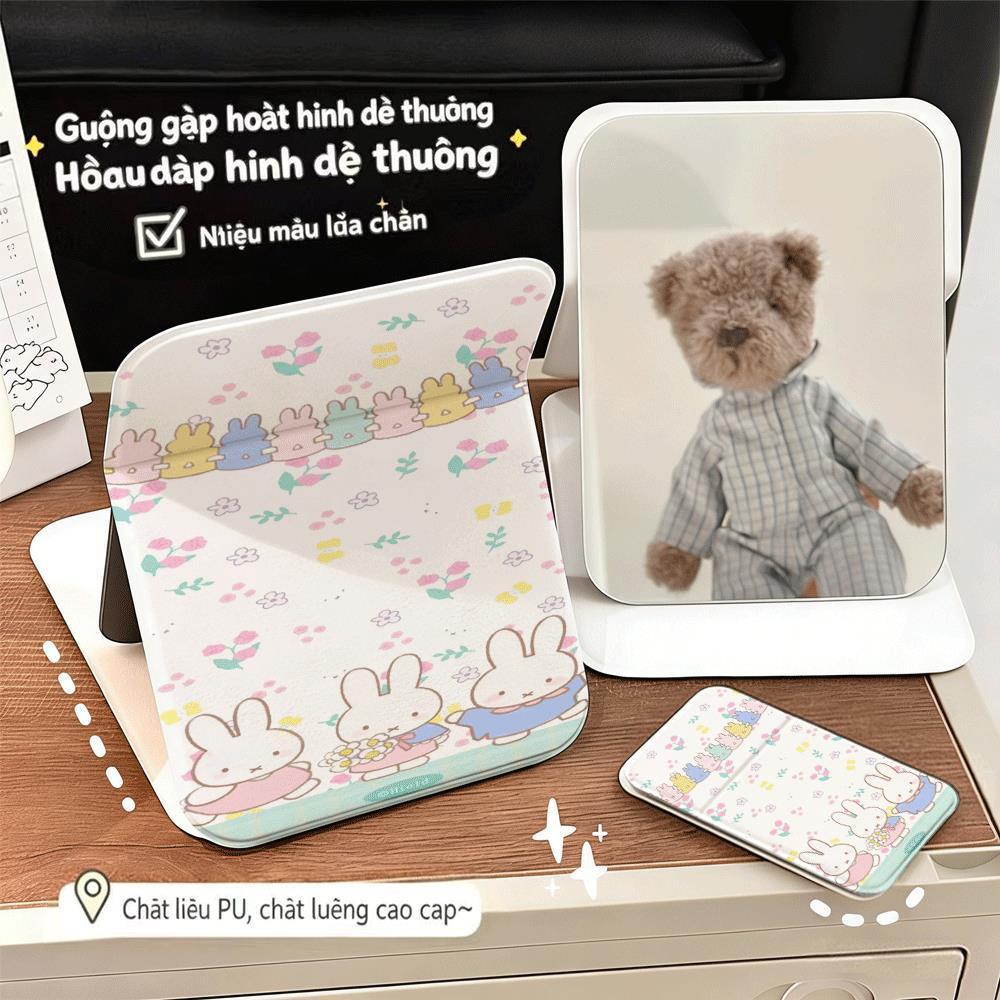 Hot Sale Gương gấp gọn di động, gương trang điểm học sinh nữ