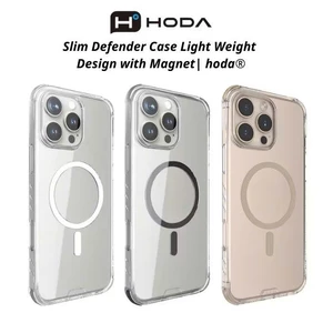 Ốp Lưng HODA Slim Defender Case Magnetic iPhone 16 Pro Max/Pro - Chống Sốc Quân Đội, Trong Suốt Siêu Nhẹ