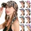 Mũ trùm đầu mùa hè EBINLANDS, có vành quấn tóc Mũ bóng chày, Mũ Turban đa năng in hoa thời trang Trang phục hàng ngày