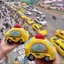 Trùng Khánh Văn Hóa Sáng Tạo Sang Trọng Taxi Búp Bê Búp Bê Móc Khóa Du Lịch Đồng Hồ Lưu Niệm Túi Mặt Dây Chuyền Quà Tặng Miễn Phí 0424