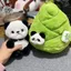 Quà tặng ngày lễ tình nhân Bó hoa gấu trúc Búp bê sang trọng Quà tặng dễ thương Hoa Fortune Panda 0424
