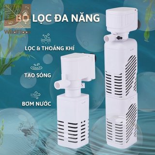 Máy bơm lọc bể cá chìm bể cá Máy làm sạch nước oxy yên tĩnh ABS nước ngọt biển