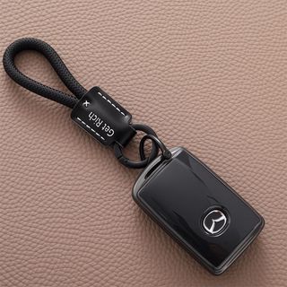 3 / 4 Nút TPU Chìa Khóa Xe Ô Tô Vỏ Fob Giá Đỡ Cho Xe Mazda 3 Alexa CX-30 CX30 CX5 CX 5 CX-5 CX8 CX9 CX4 2019 2020 Phụ Kiện