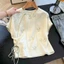 Mới Phong Cách Trung Hoa Vintage Sang Trọng Nút Đĩa Cổ Tròn Satin Rời Áo Tay Dơi Nữ