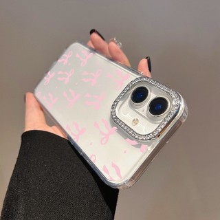 Ốp Điện Thoại Trong Suốt In Hình Nơ Nhiều Màu Sắc Cho iPhone 7 Plus 8 Plus 6 Plus 6S Plus SE 2020 SE 2022 Vỏ Chống Rơi Kim Cương Giả