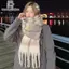 Tweedhuj Khăn Choàng Cashmere Nữ Mùa Đông, Phong Cách Retro Hàn Quốc, Ấm Áp và Đa Năng