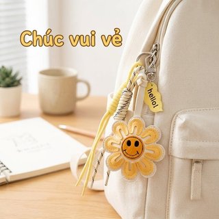 Túi Xách & Balô Da PU Charm Daisy Dễ Thương - Quà Tặng Sang Trọng