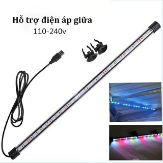 Đèn LED bể cá chìm Đèn LED chống nước USB đổi màu Đèn bể cá tiết kiệm năng lượng