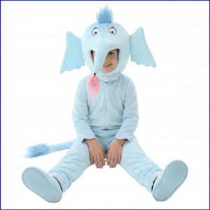 GN Trẻ Em Voi Xanh Trang Phục Hóa Trang Sách Ngày Vai Trò Chơi Trang Phục Anime Halloween Biểu Diễn Sân Khấu Mặc NG