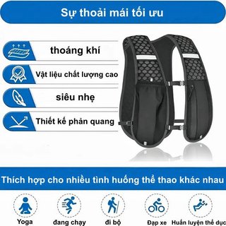 Áo chạy bộ polyester phản quang, chống nước, nhẹ và thoáng khí