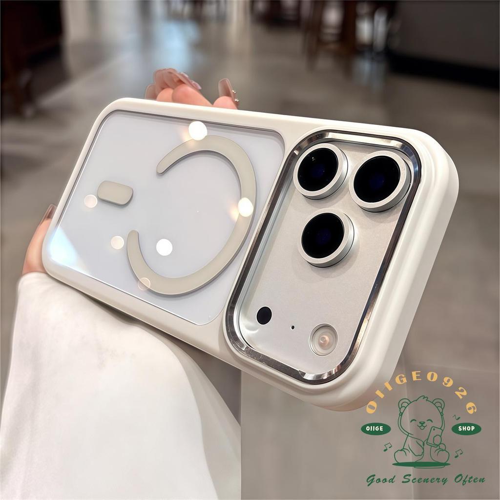 【 Ốp lưng iPhone17 】 Vỏ điện thoại từ tính pha lê băng mờ lỏng iphone17 Pro Max 16 15 14 13 cho vỏ iPhone Vỏ mềm silicon TPU chống sốc