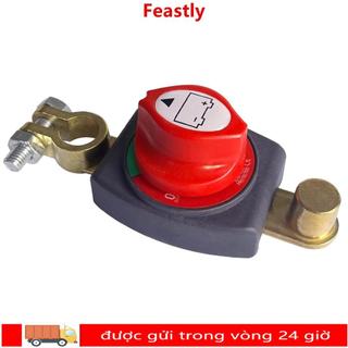 Công tắc ngắt kết nối pin FEASTLY, Bật / 12-48V Bộ cách ly pin, Bộ cách ly chính cắt điện âm bền bỉ cho ô tô / Rvs / Thuyền cho ô tô / Rvs / Thuyền