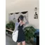 Bộ đồ ngọt ngào cho bé gái Áo khoác Cardigan dài tay màu xám mỏng dành cho nữ Xuân Hè Váy bó hoa Váy ngắn Bộ đồ hai mảnh