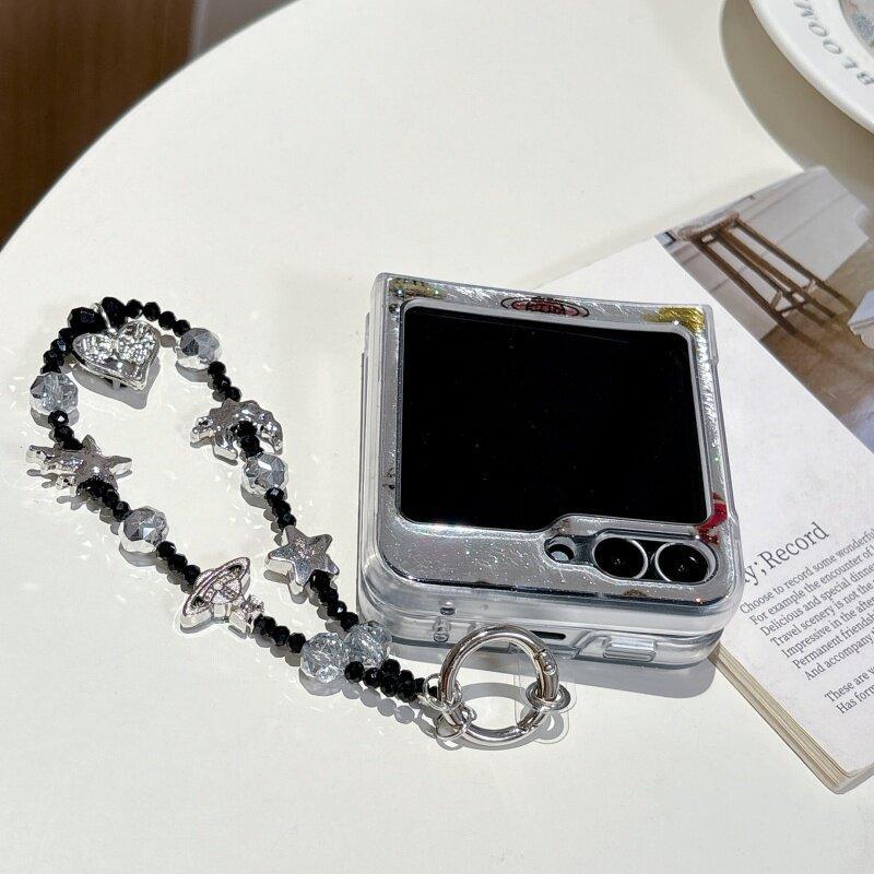 Thích Hợp Cho Samsung Galaxy ZFlip7 zflip6 Glacier Planet Vỏ Điện Thoại Dây Gấp Vỏ Cứng Cho Z Flip 7 6 5 5G N3Flip MixFlip 2 Vỏ Bảo Vệ