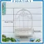 Chậu trồng cây treo tường Chậu hoa kim loại chắc chắn Chậu trồng ban công để trang trí sân vườn ngoài trời và cây trồng trong nhà