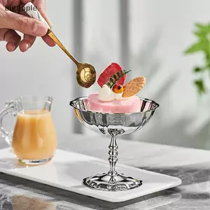 Bigapple Thép Không Gỉ Cốc Kem Món Tráng Miệng Bát Cao Cấp Trái Cây Salad Ốc Món Ăn RDG
