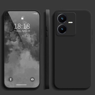 Dành cho Ốp lưng Vivo Y22S Y22 màu trơn Vivo Y22 Y22S Vỏ bảo vệ silicon chống rơi màu trơn đơn giản