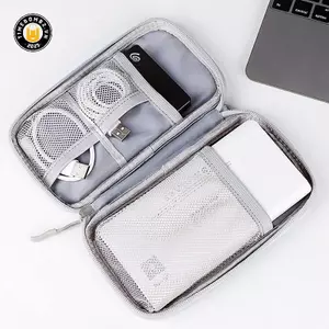{TB & Bag} Hộp đựng USB kỹ thuật số điện tử Cáp di động Túi lưu trữ du lịch Túi đựng phụ kiện Túi lưu trữ cho ổ cứng nguồn sạc dây.